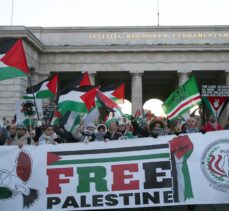 Avusturya’da göstericiler Filistin’e destek için yürüdü