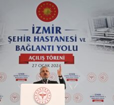 Bakan Uraloğlu, İzmir Bayraklı Şehir Hastanesinin açılışında konuştu: