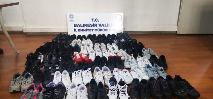 Balıkesir'de 4 günde 60 çift ayakkabı çalan hırsızlık zanlısı yakalandı
