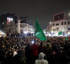 Hamas liderlerinden Aruri'nin öldürülmesi Barı Şeria'da protesto ediliyor