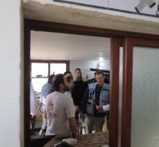 BM heyeti, Kahramanmaraş merkezli depremlerden etkilenen Afrin'i ziyaret etti