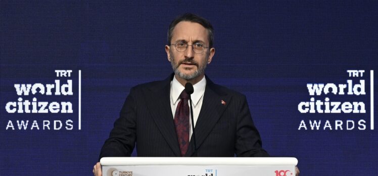 Cumhurbaşkanlığı İletişim Başkanı Altun TRT World Citizen Awards Töreni'nde konuştu: