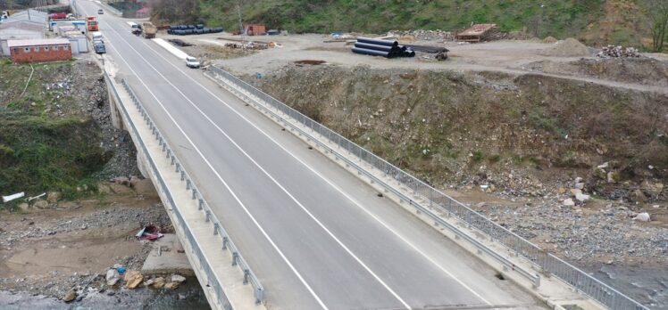Doğu Karadeniz'i İç Anadolu'ya bağlayan Dereli yolu, ulaşım süresini yarıya düşürdü