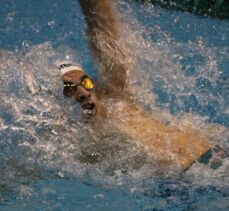 Edirne'deki yüzme milli takım seçmelerinde 6 Türkiye rekoru kırıldı