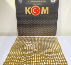 Erzincan'da yolcu otobüsünde 866 altın sikke ele geçirildi
