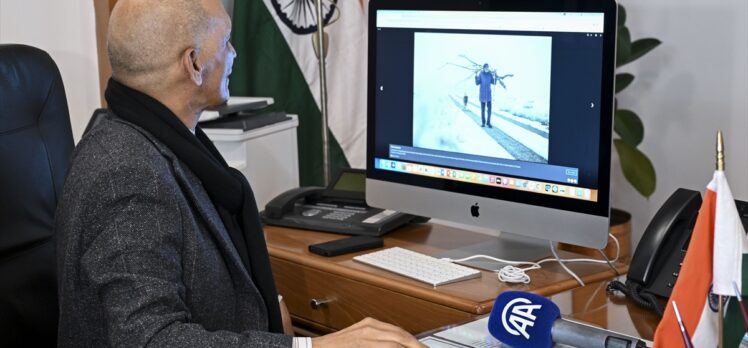 Hindistan'ın Ankara Büyükelçisi Paul, AA'nın “Yılın Kareleri” oylamasına katıldı