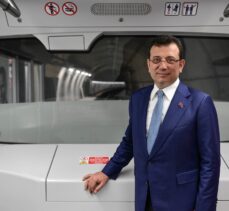 İBB Başkanı İmamoğlu metro hattındaki test sürüşüne katıldı