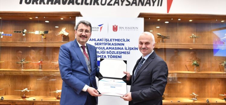 İbn Haldun Üniversitesi ve TUSAŞ arasında işbirliği sözleşmesi imzalandı