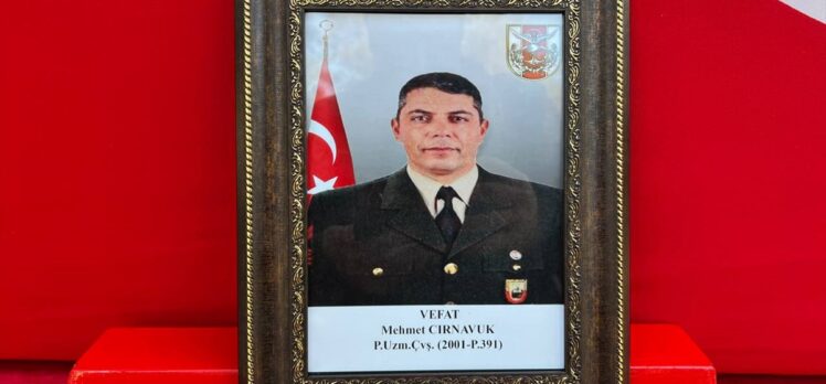Kalp yetmezliği sonucu vefat eden Piyade Uzman Çavuş Cırnavuk, Kilis'te defnedildi