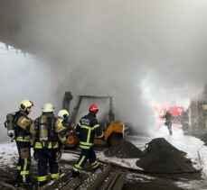 Kocaeli'de patlayan boş LPG tankında çıkan yangın söndürüldü