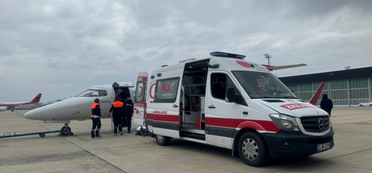 Kosova'da tüp patlaması sonucu yaralanan çocuk tedavi için Türkiye'ye nakledildi
