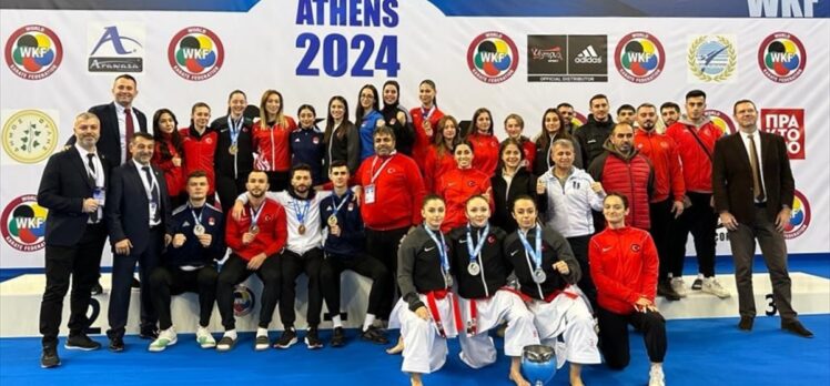 Milli sporcular, Karate 1 Serisi A Ligi Atina ayağında 7 madalya kazandı