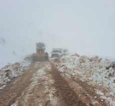 Siirt'te karda mahsur kalan araçlardaki 15 kişi kurtarıldı