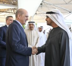 TBMM Başkanı Kurtulmuş, BAE Devlet Başkanı Al Nahyan ile görüştü