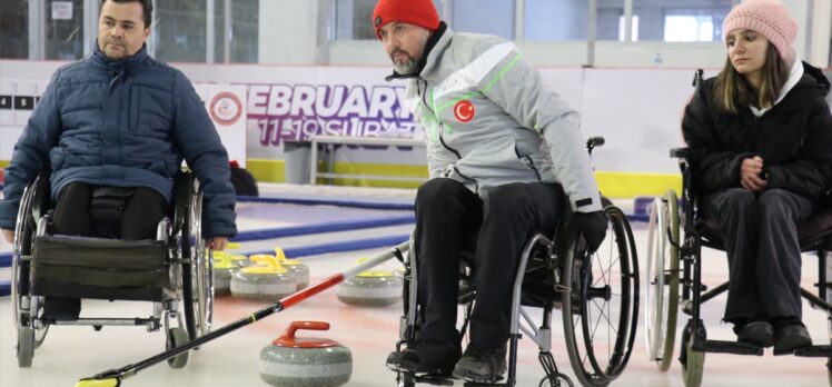 Tekerlekli Sandalye Curling Milli Takımı seçmeleri Erzurum'da tamamlandı