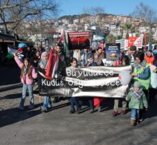 Zonguldak ve Bolu'da teröre tepki, Gazze'ye destek yürüyüşleri