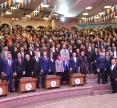 AK Parti'li Uygur, Nevşehir'de belediye başkan adayı tanıtım programında konuştu: