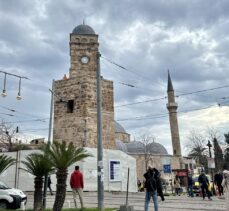 Antalya'nın simgelerinden tarihi Saat Kulesi “saatine” kavuştu