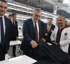 Bakan Işıkhan, Malatya'da tekstil fabrikasını ziyaret etti