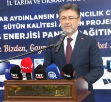 Bakan Yumaklı, Amasya'da çiftçilere güneş enerji paneli dağıtım töreninde konuştu: