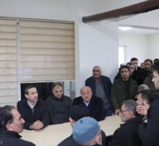 Bakanlar Yerlikaya ve Bayraktar'dan Erzincan'daki maden ocağı çalışanlarının ailelerine ziyaret