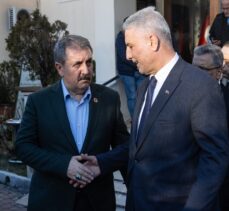 BBP Genel Başkanı Destici, Bakan Bolat'a taziye ziyaretinde bulundu