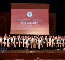 Bilecik Şeyh Edebali Üniversitesi'nde cübbe giyme töreni düzenlendi
