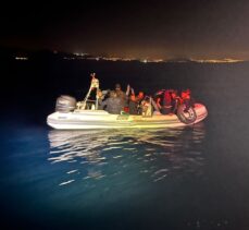 Bodrum açıklarında 17 düzensiz göçmen yakalandı