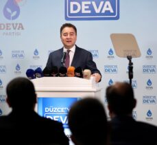 DEVA Partisi Genel Başkanı Babacan, Düzce'de aday tanıtım toplantısına katıldı: