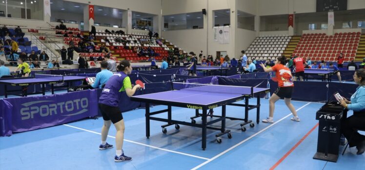 Gençler Masa Tenisi Türkiye Şampiyonası, Amasya'da başladı