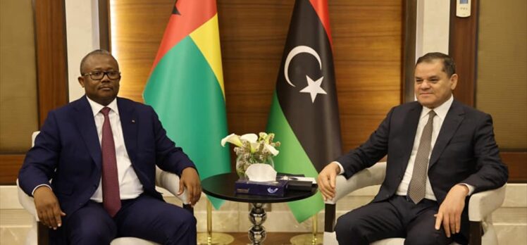 Libya Başbakanı ile Gine Bissau Cumhurbaşkanı “Libya'daki seçimleri” görüştü