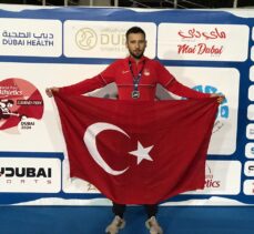 Görme engelli milli sporcu Oğuz Akbulut, Birleşik Arap Emirlikleri'nde gümüş madalya kazandı
