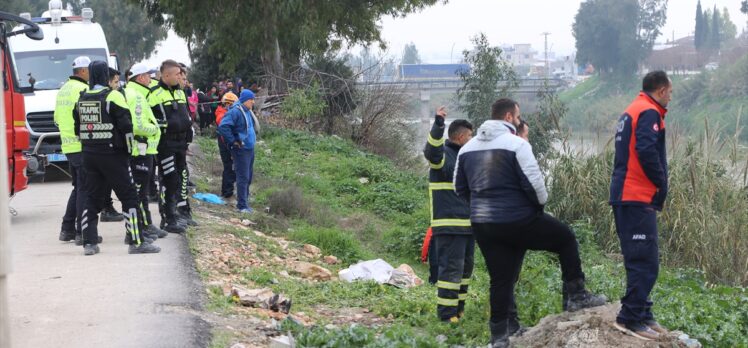 Hatay'da nehre devrilen otomobilin sürücüsü hayatını kaybetti