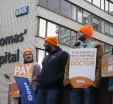 İngiltere'de pratisyen hekimler son bir yılda 10'uncu kez greve gitti