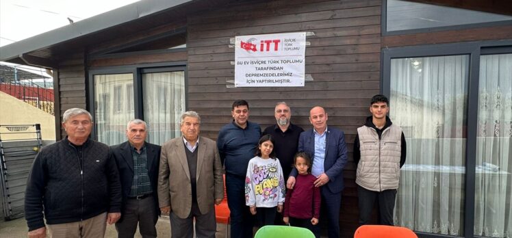 İsviçre Türk Toplumunun yardımıyla deprem bölgesinde tamamlanan konutlar teslim edildi