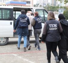 Mersin'de terör örgütü DEAŞ operasyonunda yakalanan 2 zanlı tutuklandı