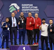 Milli halterci Onur Demirci Avrupa ikincisi oldu