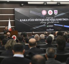 Milli Savunma Bakanı Güler “Kara Füze Sistemleri İmza Töreni”nde konuştu: