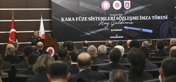 Milli Savunma Bakanı Güler “Kara Füze Sistemleri İmza Töreni”nde konuştu: