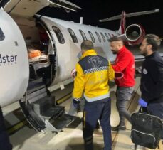 Siirt'te kalp rahatsızlığı olan bebek ambulans uçakla Konya'ya sevk edildi