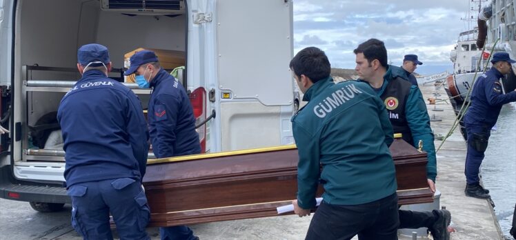 Soçi açıklarında hayatını kaybeden 3 Türk balıkçının cenazeleri Ordu'ya getirildi