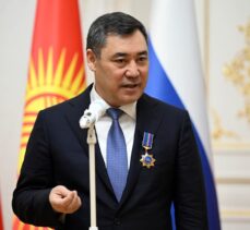 Tataristan'da Kırgızistan Cumhurbaşkanı Caparov'a “Devlet Dostluk Nişanı” verildi