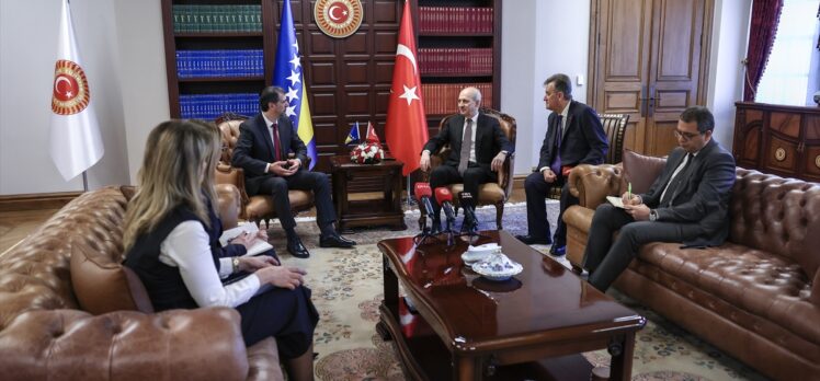 TBMM Başkanı Kurtulmuş, Bosna Hersek Temsilciler Meclisi Başkanı Cavara'yı kabul etti: