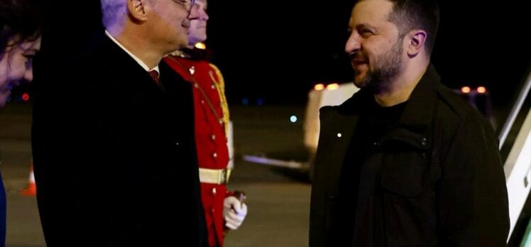 Ukrayna Devlet Başkanı Zelensky, temaslarda bulunmak üzere Arnavutluk’a geldi
