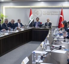 Ulaştırma ve Altyapı Bakanı Uraloğlu, Iraklı mevkidaşıyla “Kalkınma Yolu”nu görüştü