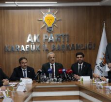 Bakan Uraloğlu, AK Parti Karabük İl Başkanlığı'nda konuştu:
