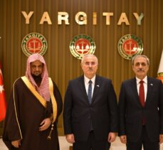 Yargıtay Başkanı Akarca, Suudi Arabistan Başsavcısı Almujib'i kabul etti