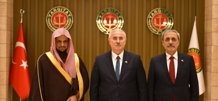Yargıtay Başkanı Akarca, Suudi Arabistan Başsavcısı Almujib'i kabul etti