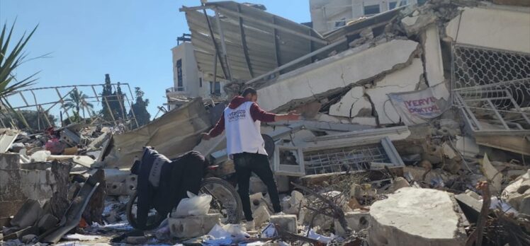 Yeryüzü Doktorlarının Gazze'deki kliniği İsrail tarafından yıkıldı