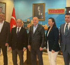 Zafer Partisi Genel Başkanı Ümit Özdağ, Muğla'nın ilçelerinde ziyaretlerde bulundu